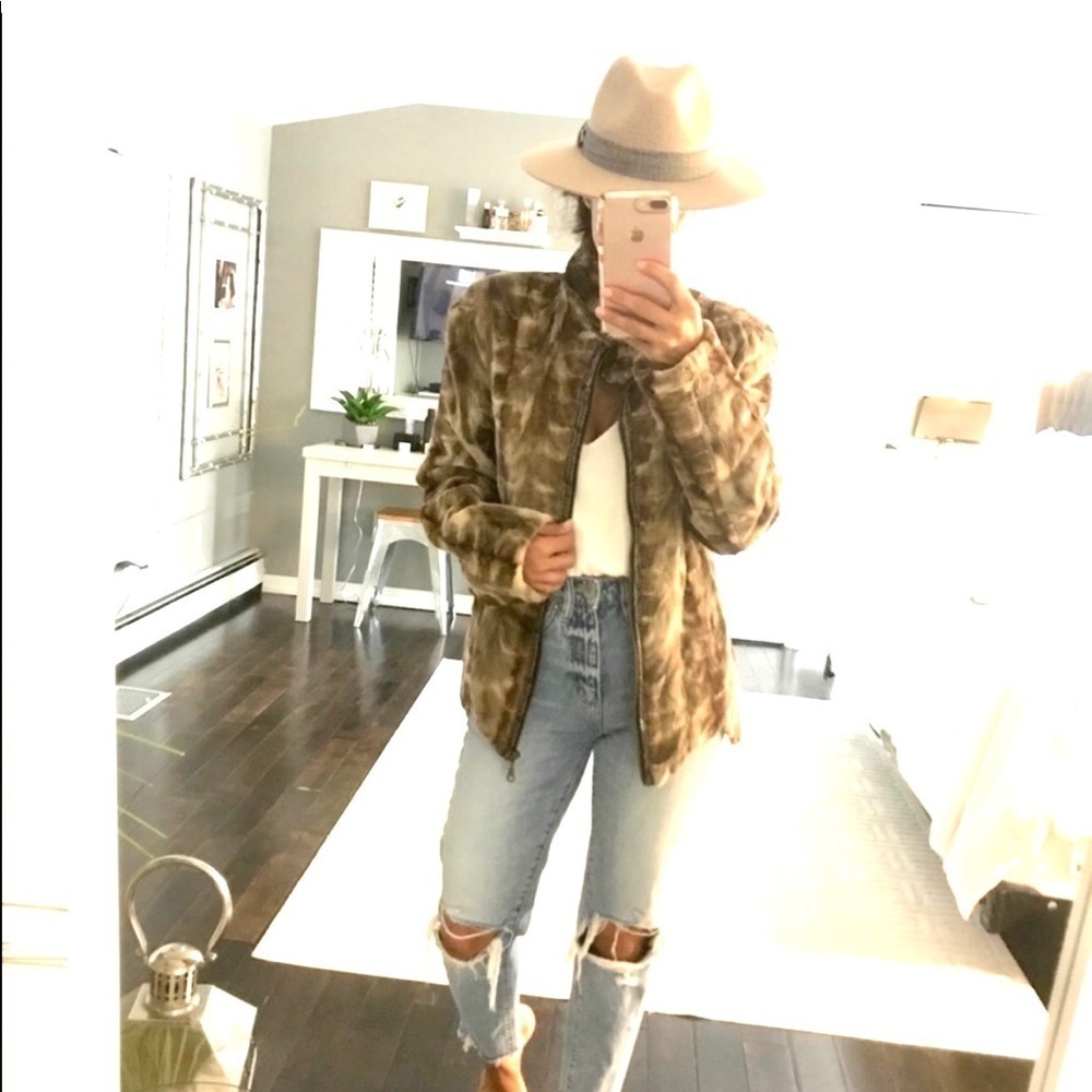 100% mink fur Custom made jacket with snake skin silk